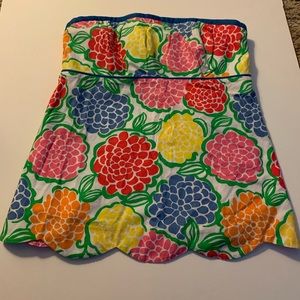 Lilly Pulitzer strapless tube top